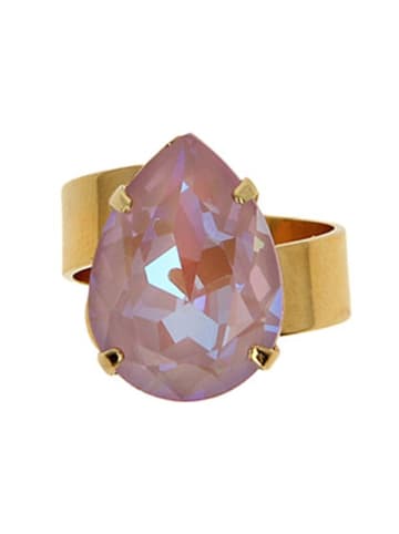 Otazu Vergold. Ring mit Swarovski Kristallen