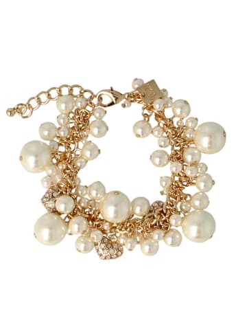 Otazu Vergulde armband met Swarovski-parels