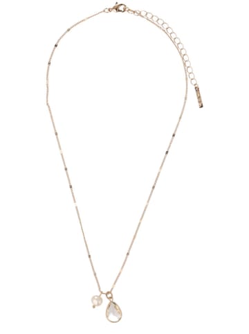 ivy Vergulde ketting met Swarovski-kristal - (L)44 cm