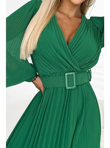 numoco Sukienka w kolorze zielonym
