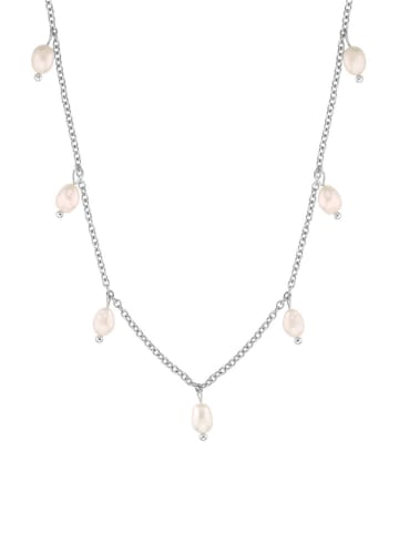 Pearlissimo Halskette "Jane" mit Schmuckelementen - (L)42 cm