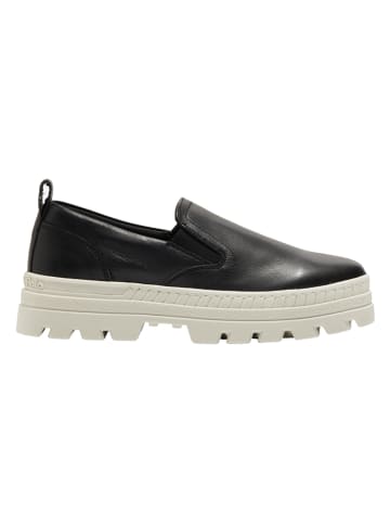 Marc O'Polo Shoes Skórzane slippersy w kolorze czarnym