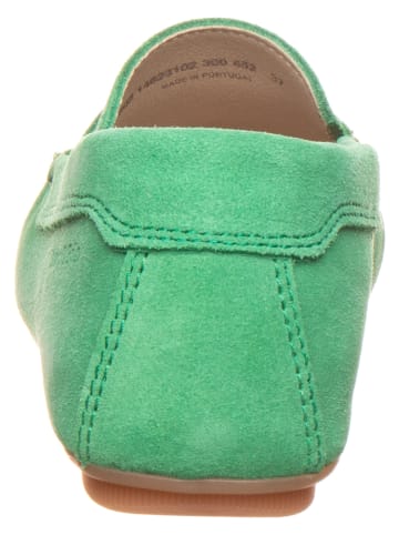 Marc O'Polo Shoes Skórzane mokasyny w kolorze zielonym