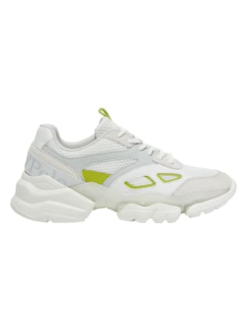 Marc O'Polo Shoes Sneakersy w kolorze biało-limonkowym