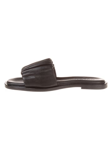 Marc O'Polo Shoes Skórzane klapki w kolorze czarnym