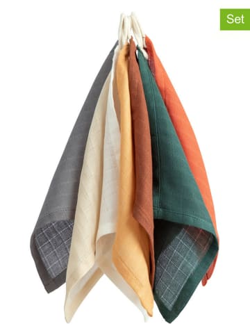 Sebra 7-delige set: washandjes "Pixie" meerkleurig - (L)20 x (B)20 cm