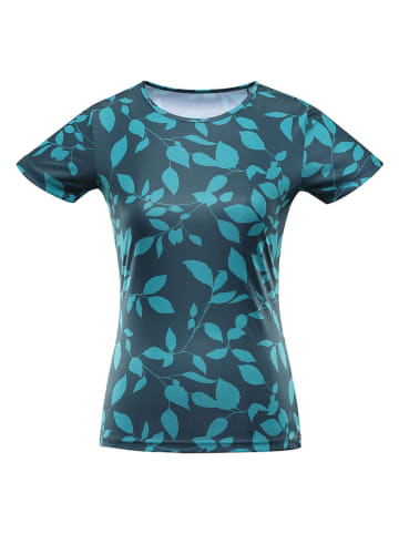 Alpine Pro Functioneel shirt "Quatra" antraciet/turquoise