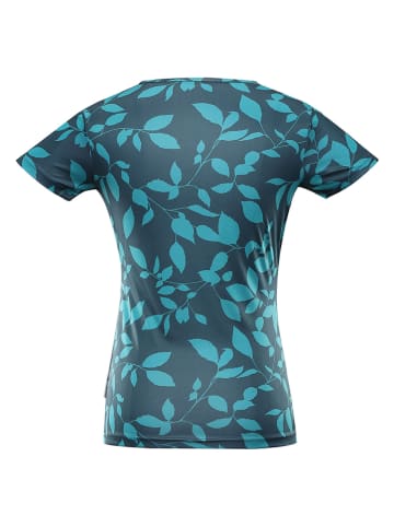 Alpine Pro Functioneel shirt "Quatra" antraciet/turquoise