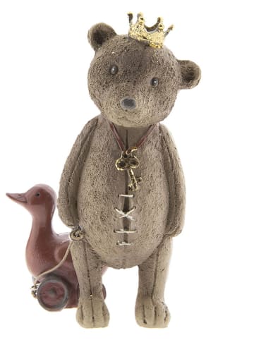 Clayre & Eef Figurka dekoracyjna w kolorze brązowym - 8 x 13 x 7 cm
