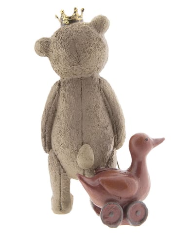 Clayre & Eef Figurka dekoracyjna w kolorze brązowym - 8 x 13 x 7 cm