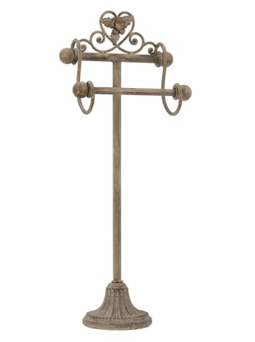 Clayre & Eef Toiletrolhouder lichtbruin - (B)23x (H)59 x (D)15 cm