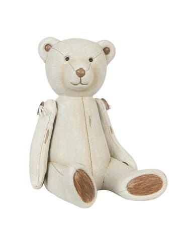 Clayre & Eef Figurka dekoracyjna w kolorze kremowym - 12 x 16 x 12 cm