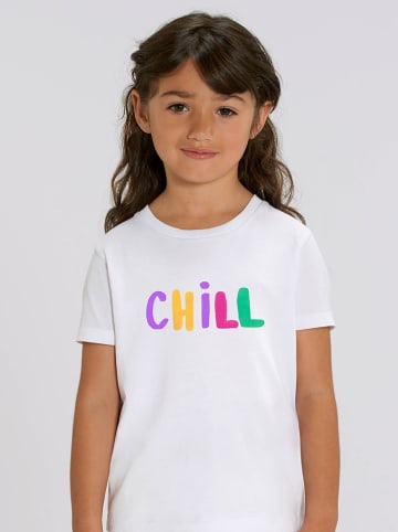 WOOOP Shirt "Chill" in Weiß