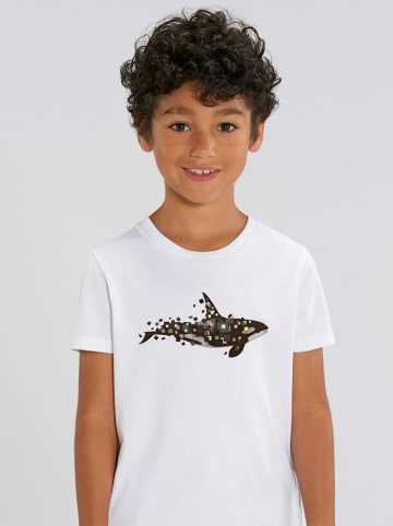 WOOOP Shirt "Killer Whale" in Weiß