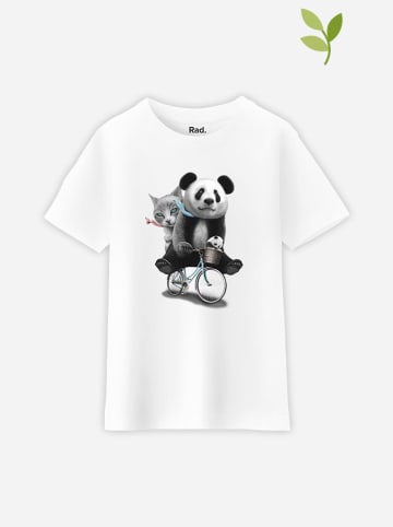 WOOOP Shirt "Panda Bicycle" wit