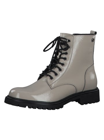 Tamaris Leder-Boots in Taupe