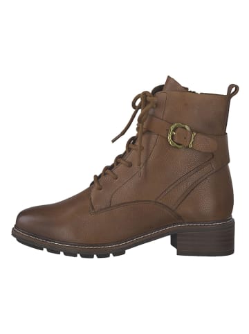 Tamaris Leder-Boots in Cognac