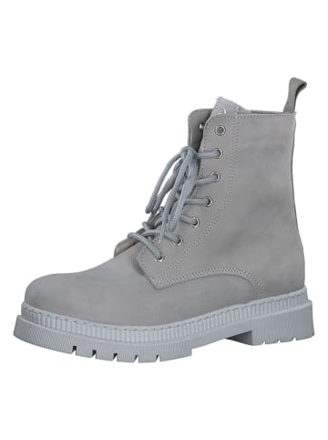 Tamaris Leder-Boots in Grau