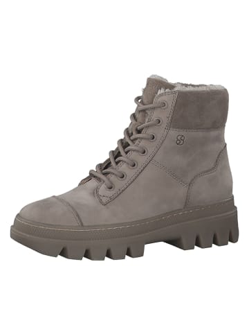 s.Oliver Leren boots grijs