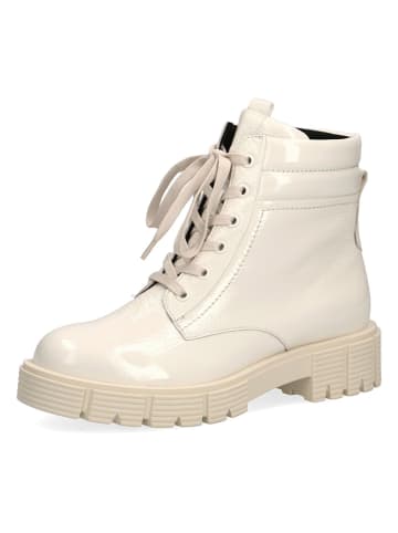 Caprice Leren boots crème