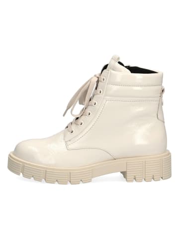 Caprice Leren boots crème