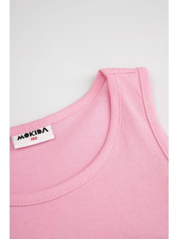 MOKIDA Top w kolorze różowym