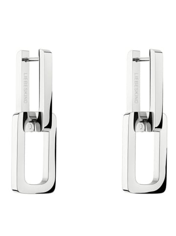 Liebeskind Roestvrijstalen creolen zilverkleurig