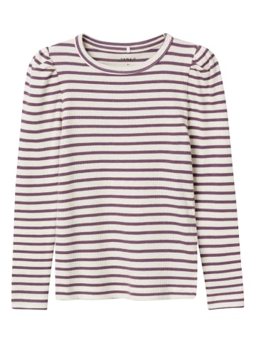 name it Longsleeve "Bany" paars/wit