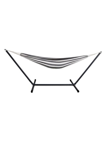 Lifa Living Hamak w kolorze czarno-białym - 290 x 100 x 100 cm