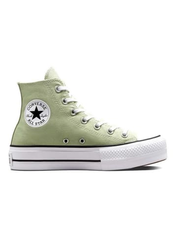 Converse Sneakersy "All Star Lift HI" w kolorze jasnozielonym