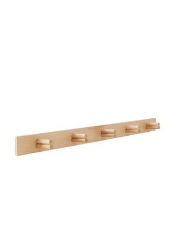 OYOY living design Wandgarderobe ''Pieni'' in Hellbraun - (B)80,5 x (H)8,5 x (T)8 cm