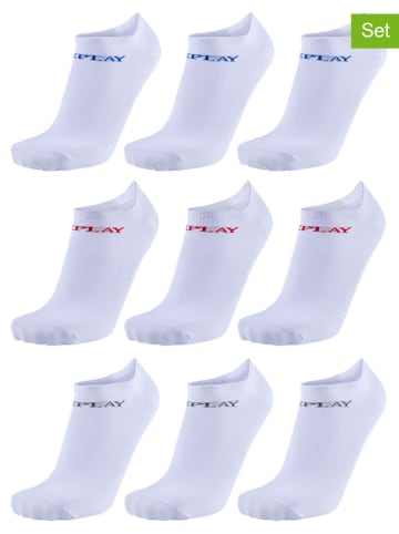 Replay 9er-Set: Socken in Weiß