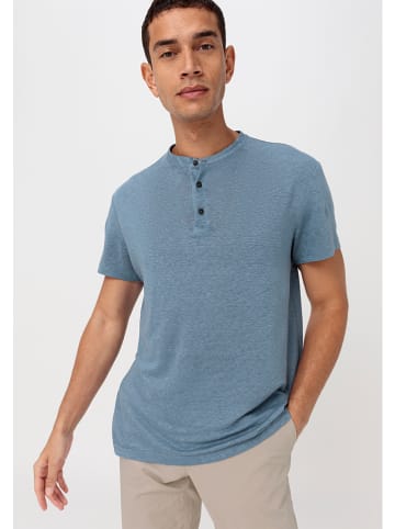 Hessnatur Linnen shirt blauw