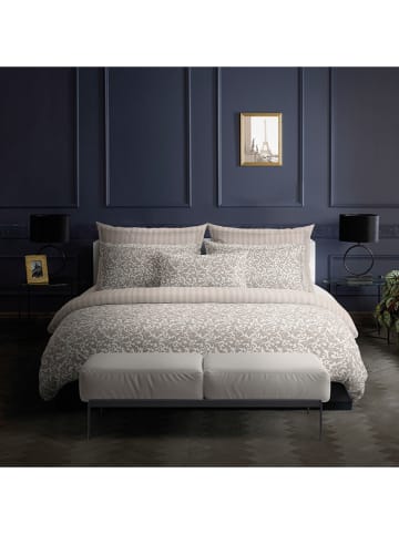 maison héritage PARIS 2er-Set: Satin-Kissenbezüge "Esprit Damas" in Taupe