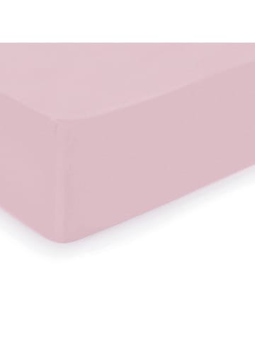 maison héritage PARIS Satynowe prześcieradło w kolorze jasnoróżowym na gumce