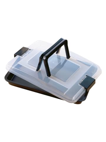 Kaiser Brat- & Backform "Bake & Take" in Schwarz - (B)42 x (H)4 x (T)29 cm