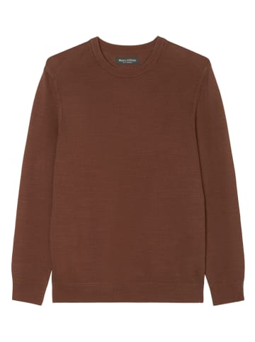 Marc O'Polo Sweter w kolorze ciemnobrązowym