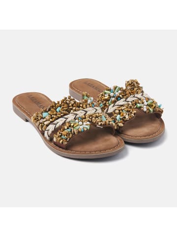 Lazamani Slippers lichtbruin