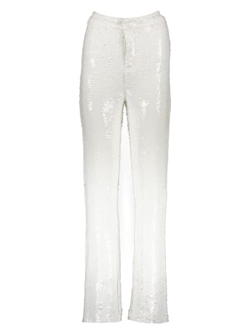 Gina Tricot Spodnie w kolorze kremowym