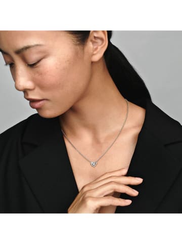 Pandora Srebrny naszyjnik z elementem ozdobnym