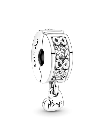 Pandora Silber-Bead mit Edelsteinen