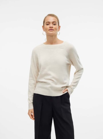 Vero Moda Sweter "Doffy" w kolorze kremowym