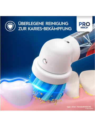 Oral-B Elektr. Zahnbürste "Vitality Pro 103 Spiderman" in Blau/ Rot