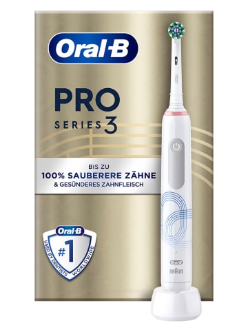 Oral-B Elektr. Zahnbürste "Oral-B Pro 3 3000 Olympia Special Edition" in Weiß