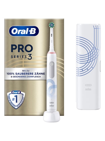 Oral-B Elektr. Zahnbürste "Oral-B Pro 3 3500 Olympia Special Edition" in Weiß