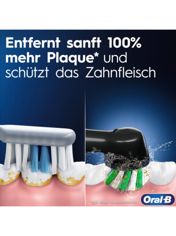 Oral-B Elektr. Zahnbürste "Oral-B Pro1 Cross Action" in Hellblau