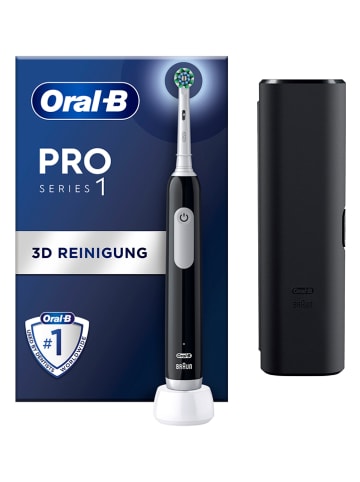 Oral-B Elektr. Zahnbürste "Pro1 Cross Action" in Schwarz