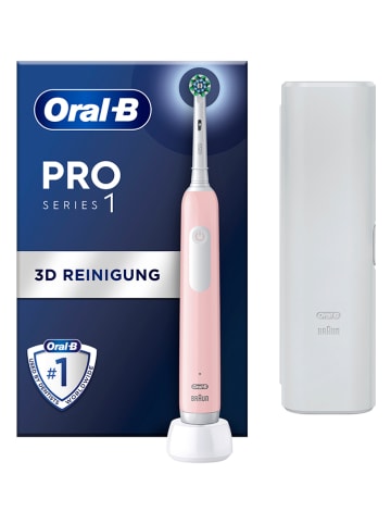 Oral-B Elektr. Zahnbürste "Pro1 Cross Action" in Rosa