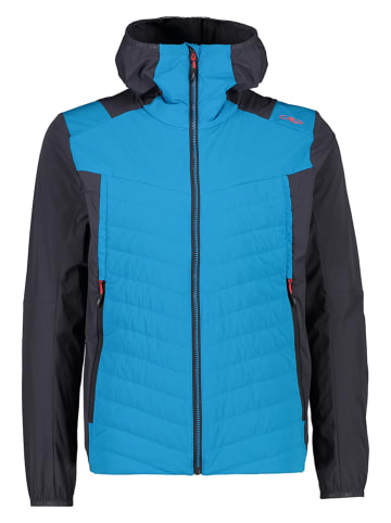 CMP Hybride jas turquoise/zwart