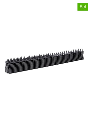 Garden Hero 10er-Set: Steigschutzleisten in Schwarz - (L)50 cm